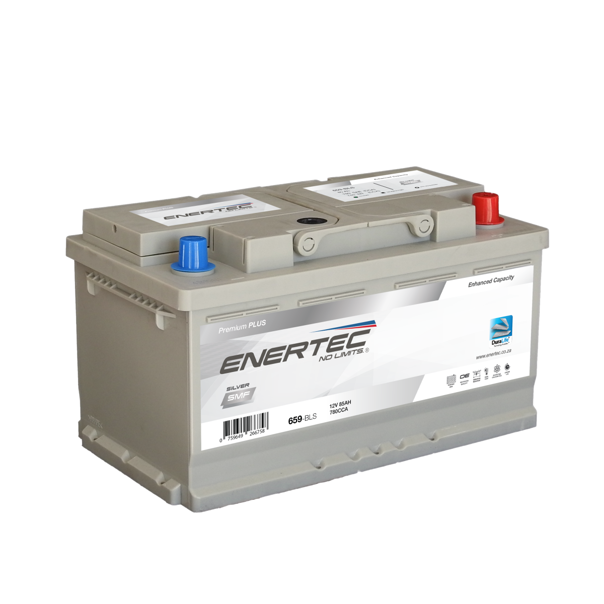 659-BLS 12V 85Ah Enertec Silver Lead-Acid Automotive Battery