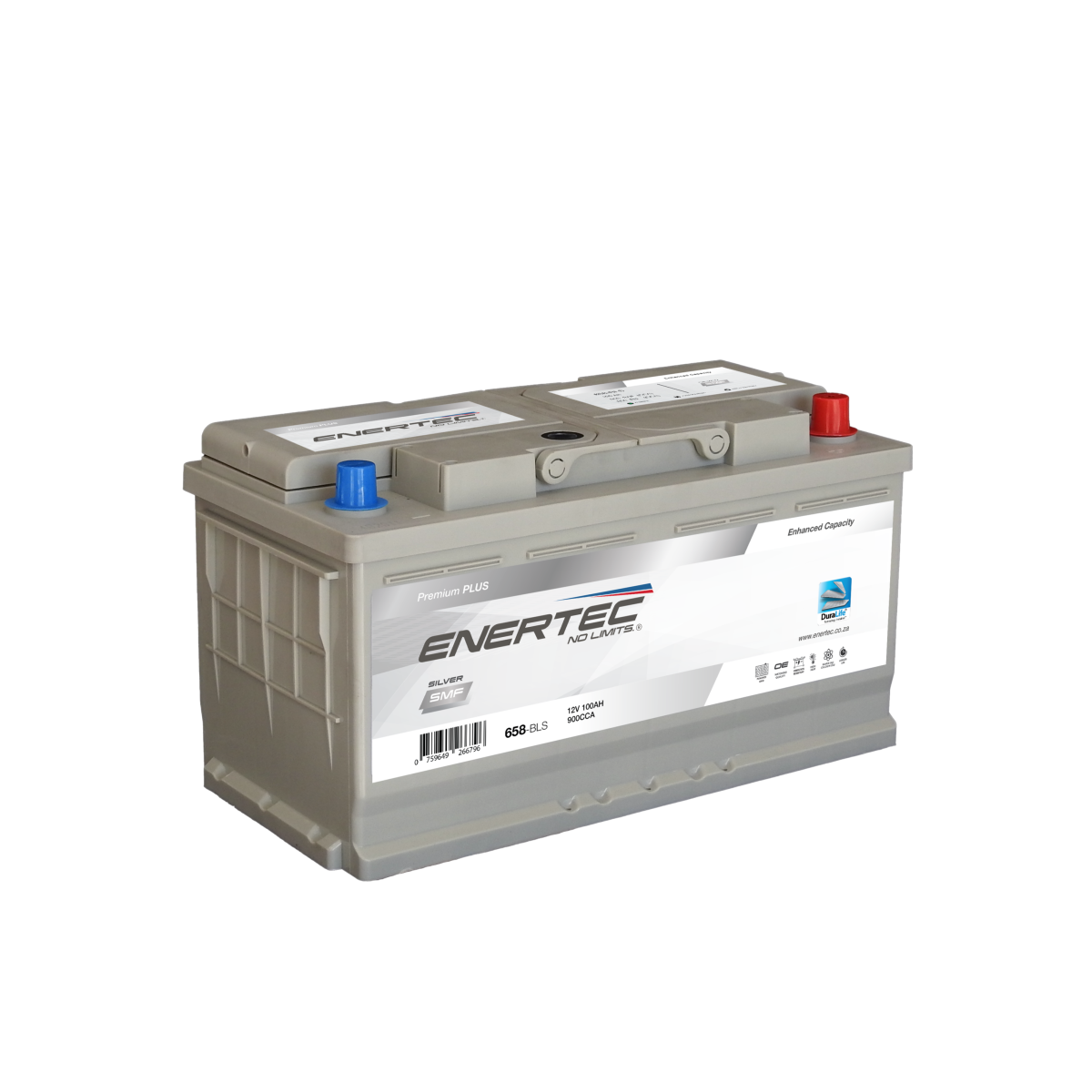 658-BLS 12V 100Ah Enertec Silver Lead-Acid Automotive Battery