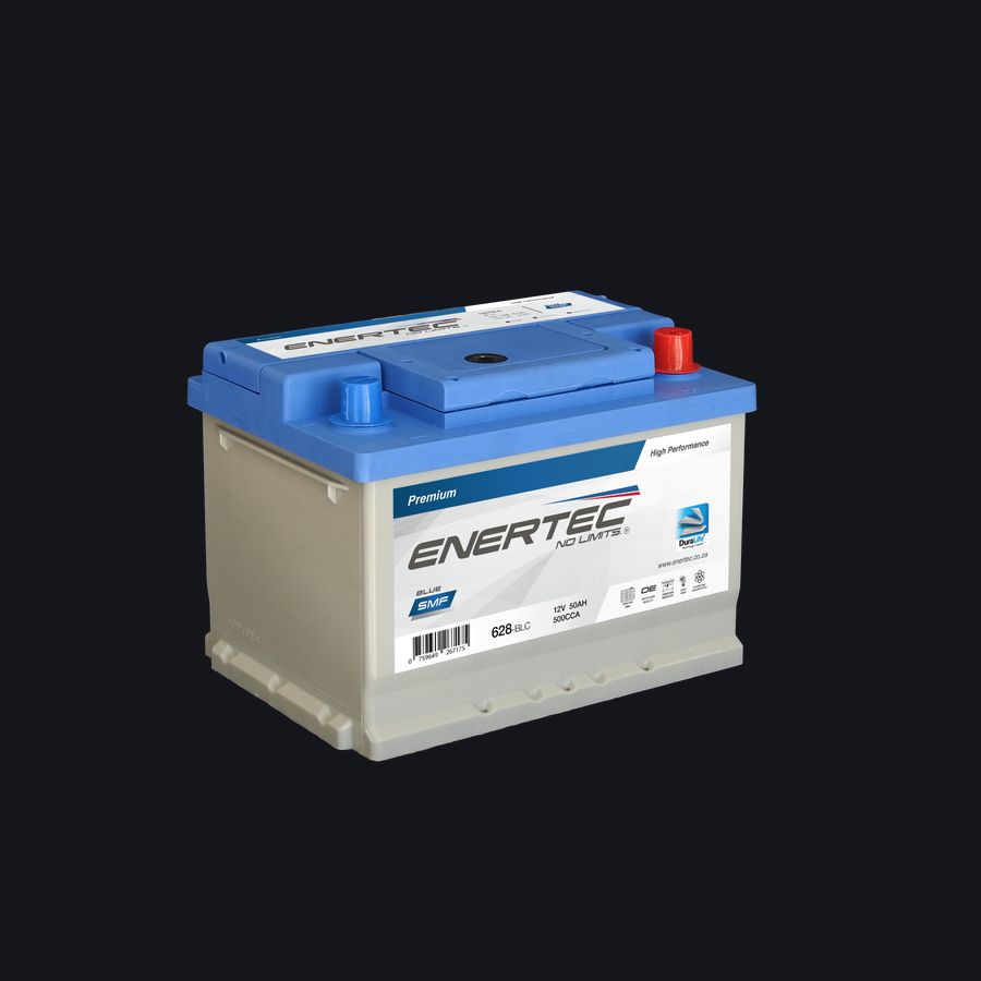 628-BLC 12V 50Ah Enertec Blue Lead Calcium Automotive Battery