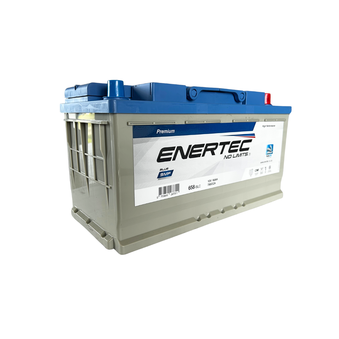 658-BLC 12V 90Ah Enertec Blue Lead Calcium Automotive Battery